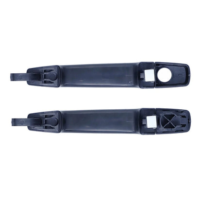 Black Outer Door Handles LHF+RHF 2 x for Holden Barina/Cruze (2009–2018)