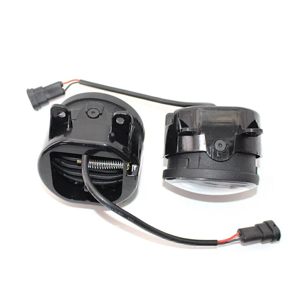 Dual Color White/Yellow LED Fog Lights for Honda Nissan Subaru Ford