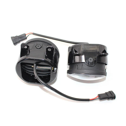 Dual Color White/Yellow LED Fog Lights for Honda Nissan Subaru Ford