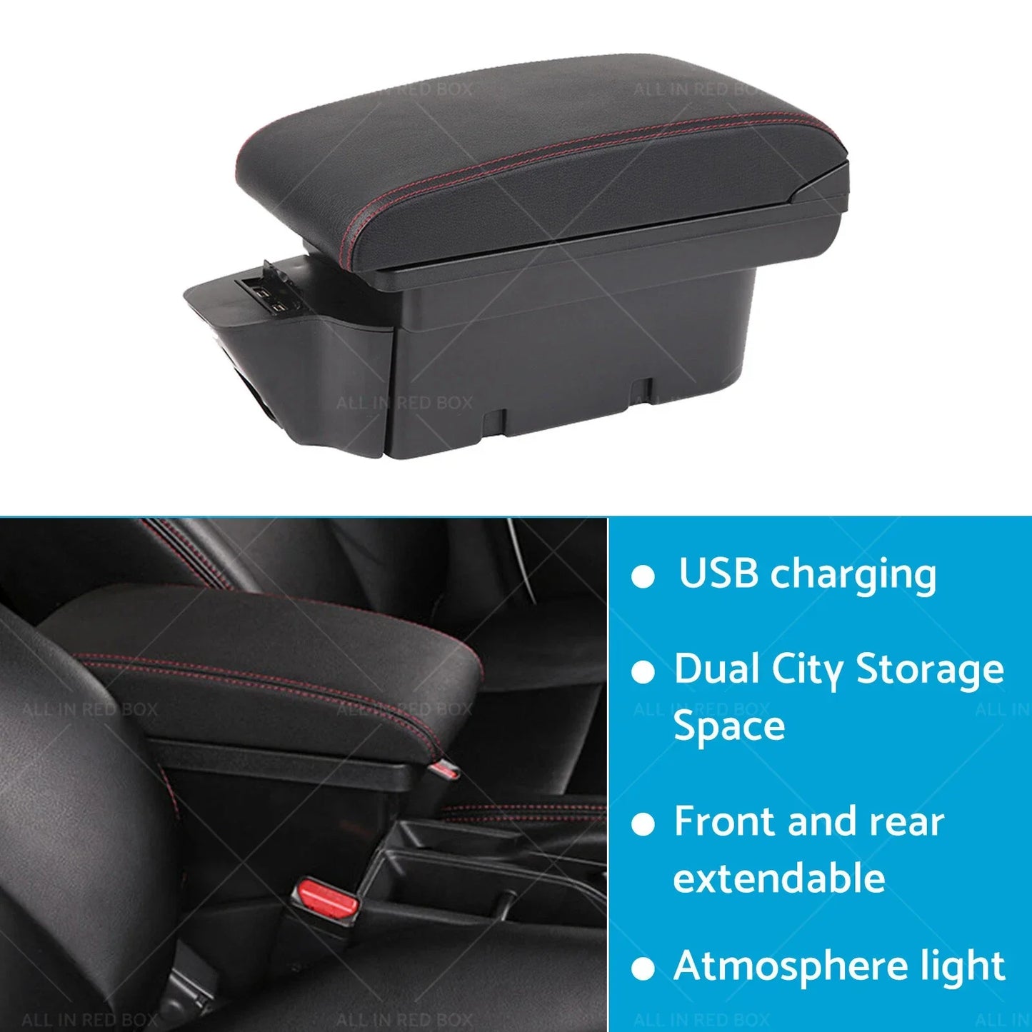 Console Armrest Storage Box for Toyota 86 Subaru BRZ (2012-2023)