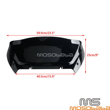 9" Front Windshield Wind Deflector for Harley FLTRXSE FLTRX FLTRXSTSE (2023-2024)