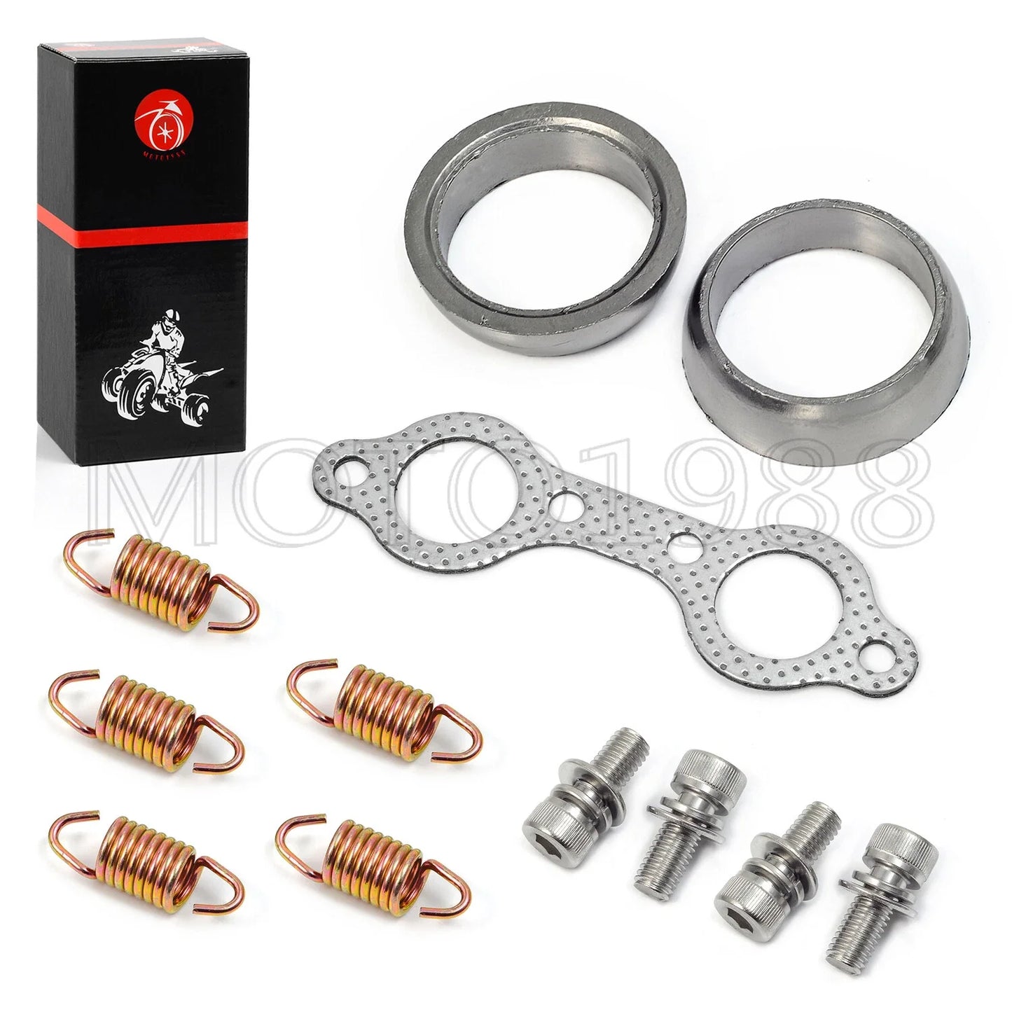 Exhaust Muffler Gasket Seal Rebuild Kit for Polaris Sportsman (2002–2014)