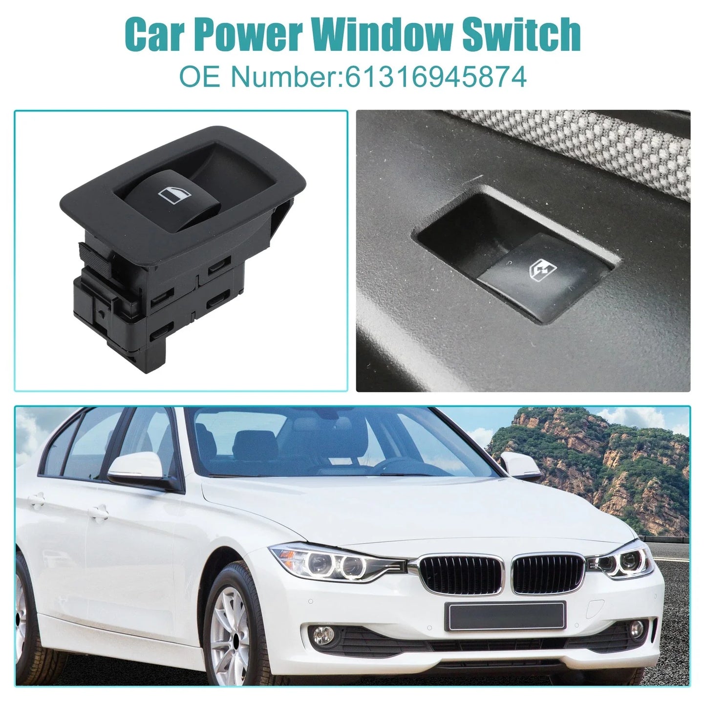 Front/Rear/Right Power Window Switch for BMW 328i (2007 - 2013)