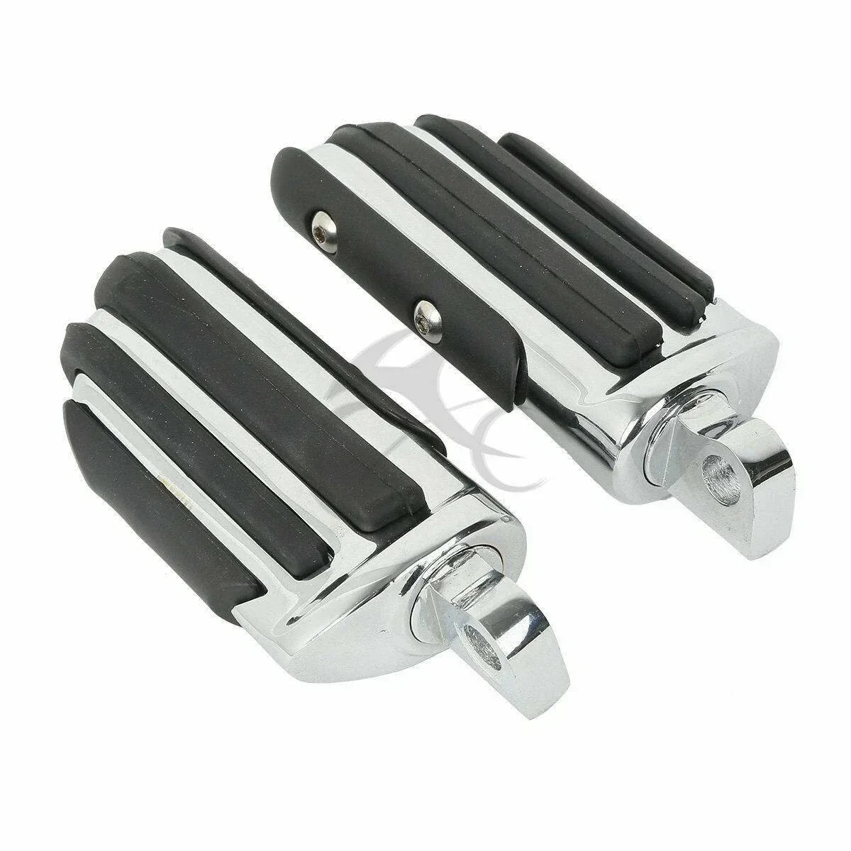 Chrome Passenger Footpeg Pilot Pegs for Harley Touring (1993-2025)