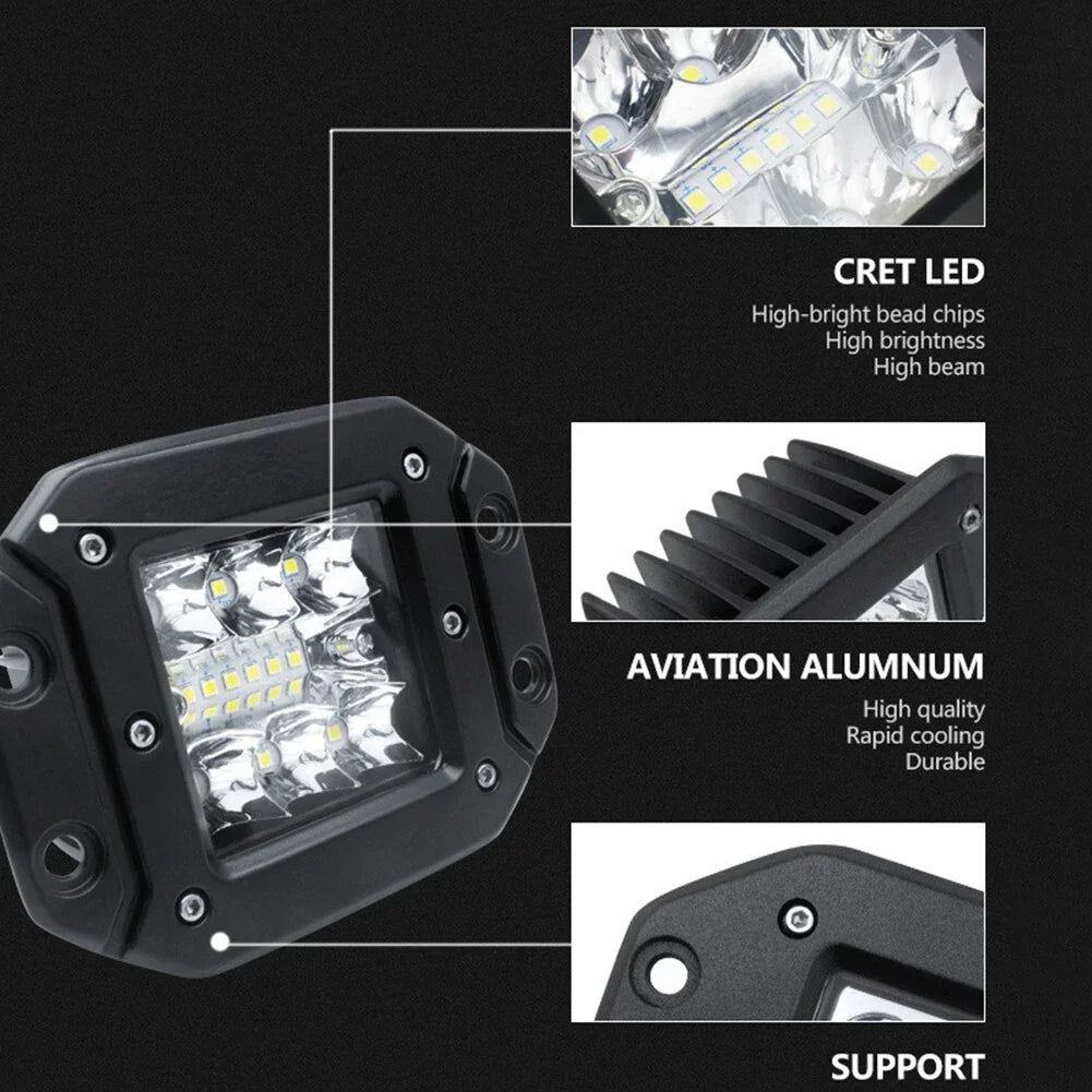 Light Bar / 5" / LED Work Light Bar for OffRoad Driving Camping & More