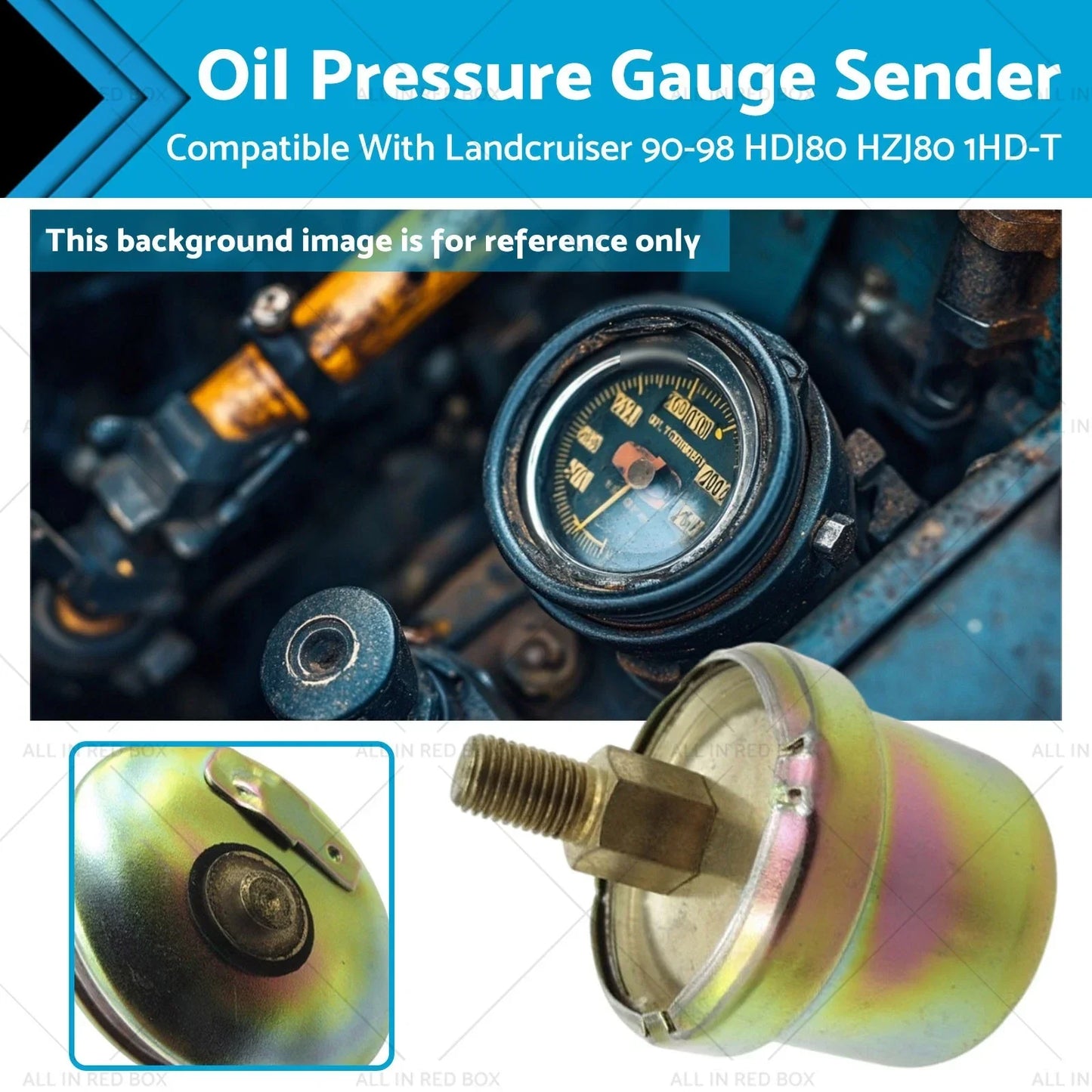 Oil Pressure Gauge Sender for Landcruiser HDJ80 HZJ80 (1990-1998)