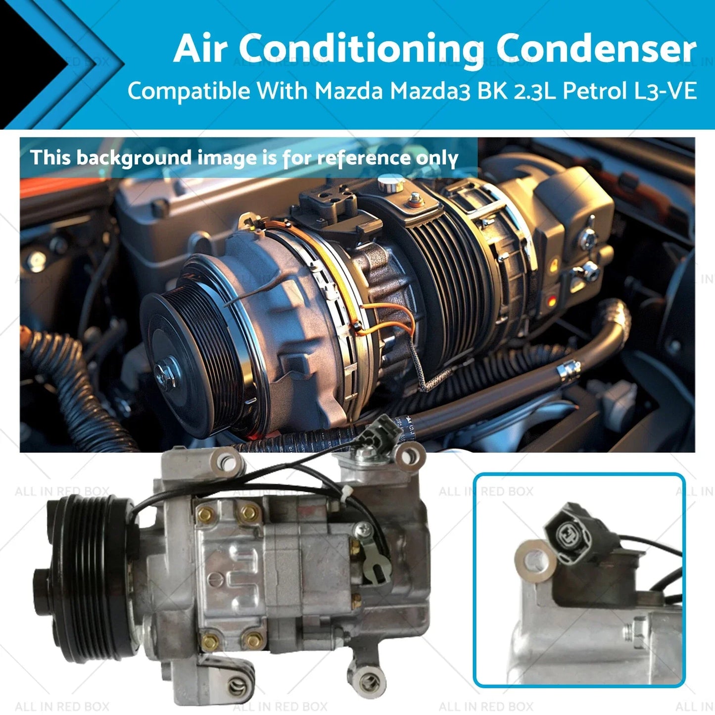 AC Compressor for Mazda Mazda3 BK 2.3L Petrol (2004-2009)