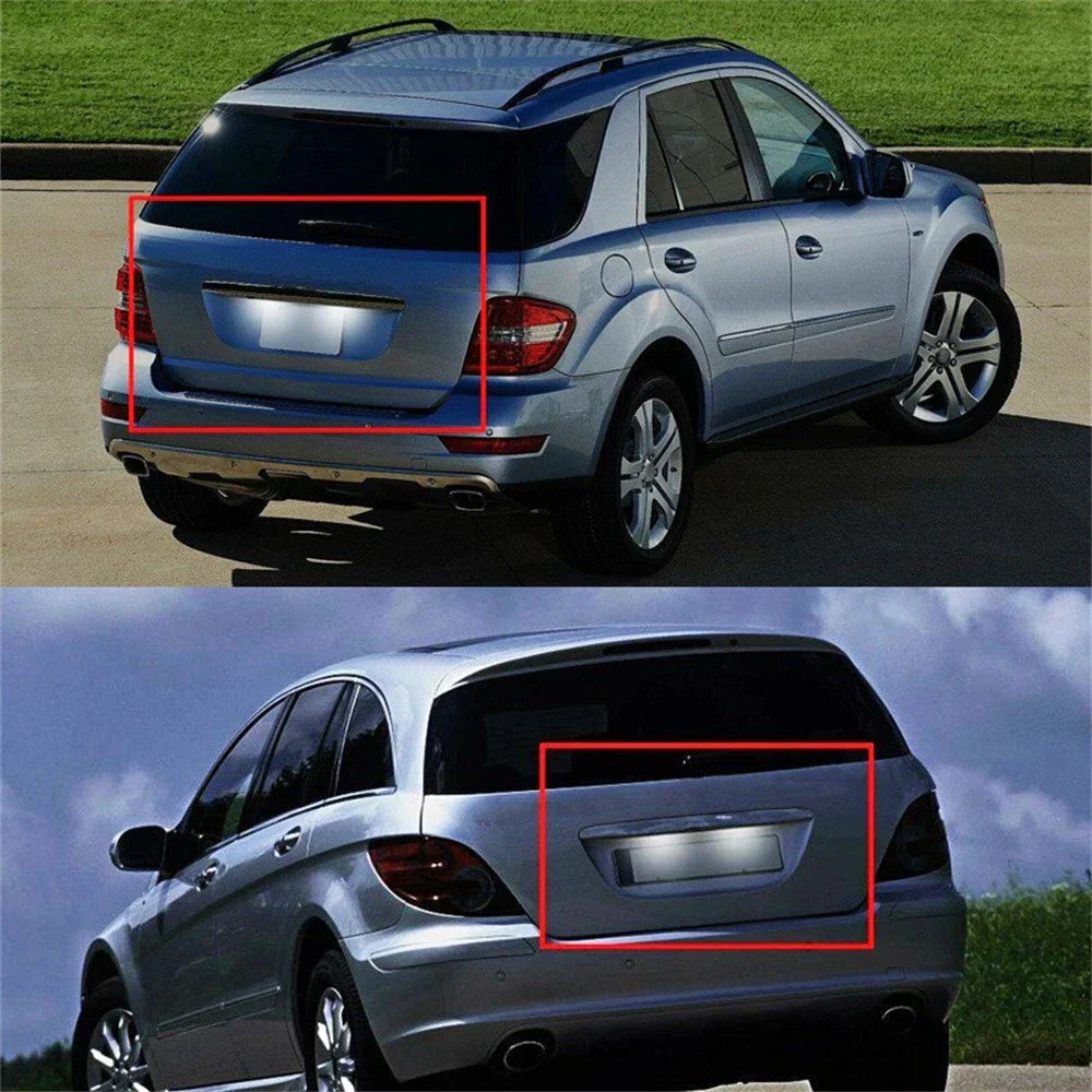 White LED License Plate Light Lamp for Benz W164 W251 X164 (2006-2015)