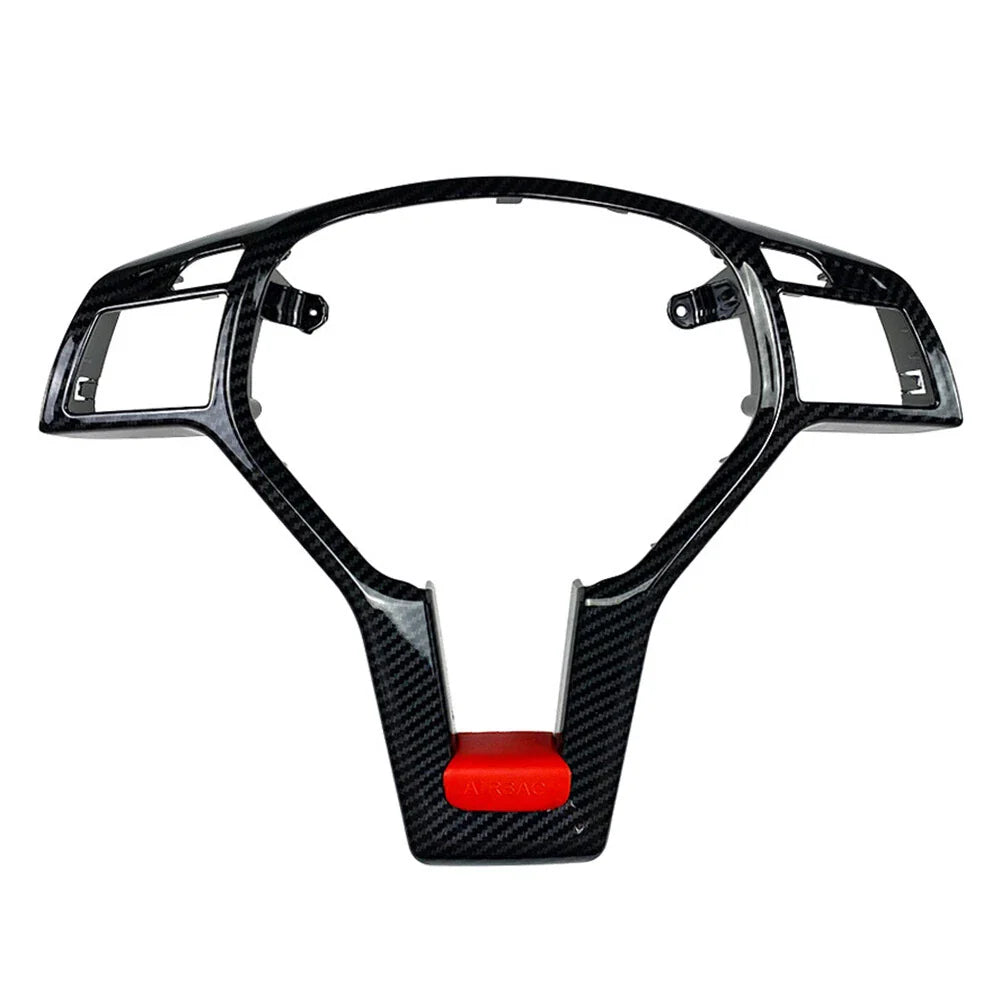 Carbon Steering Wheel Frame Trim Cover for Mercedes A C E SLK CLA CLS GLA Class