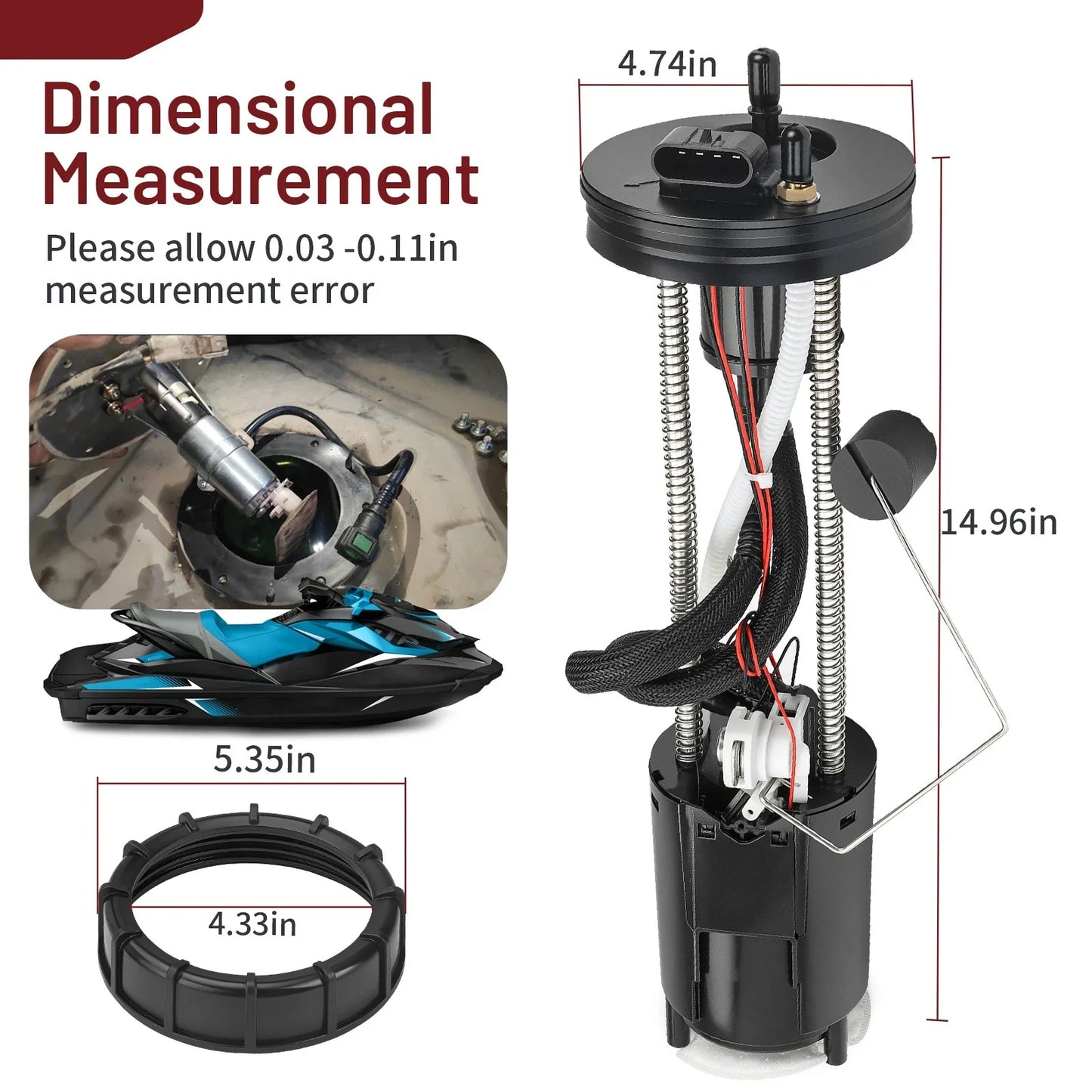 Fuel Pump Assembly for Sea-Doo GTI GTS GTX