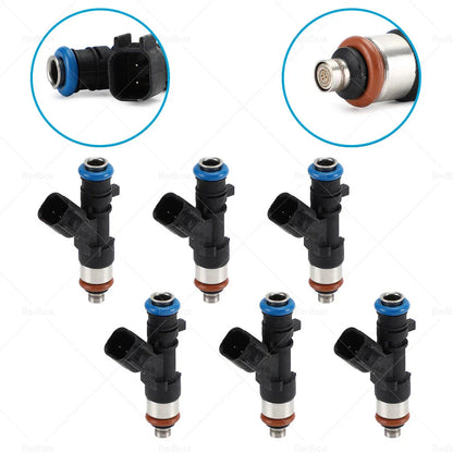 6 x Fuel Injectors for Dodge Chrysler 2.7L 3.5L V6 (2000-2010)