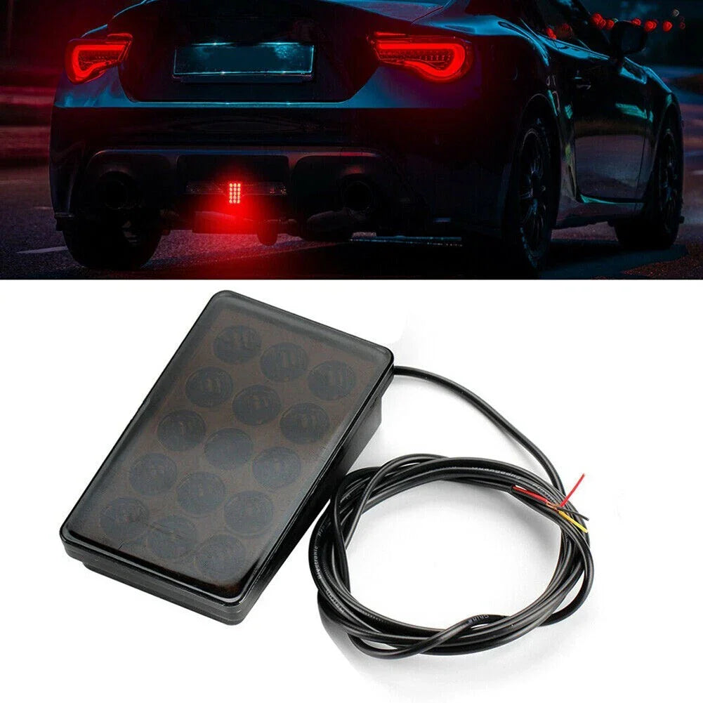 F1 Style LED Rear 3rd Strobe Tail Brake Light 12V for Car