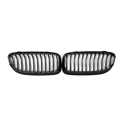 Gloss Black Dual Line Front Kidney Grille for BMW E90 E91 (2008-2011)