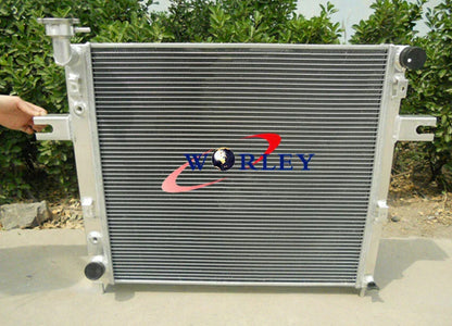 Aluminum Radiator + Fan for Jeep Grand Cherokee 4.0L L6 (1999-2005)