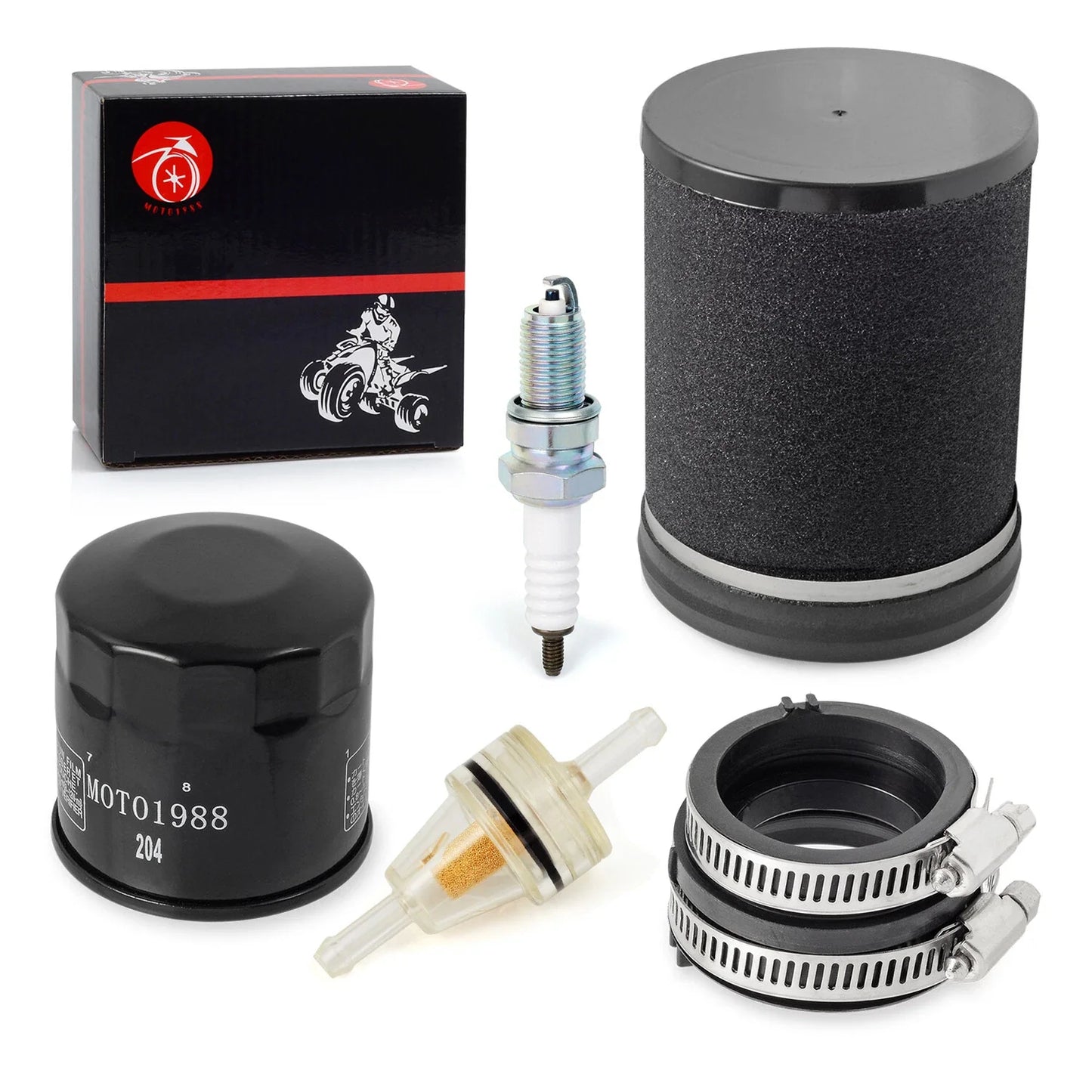 Filters Spark Plugs Intake Manifold for Kawasaki KVF360 Prairie (2003–2013)