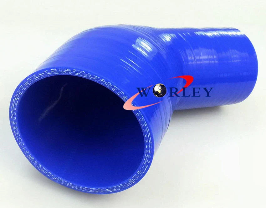 Silicone 45° Reducer Elbow 2.5"-2" Intercooler Turbo Hose for Car