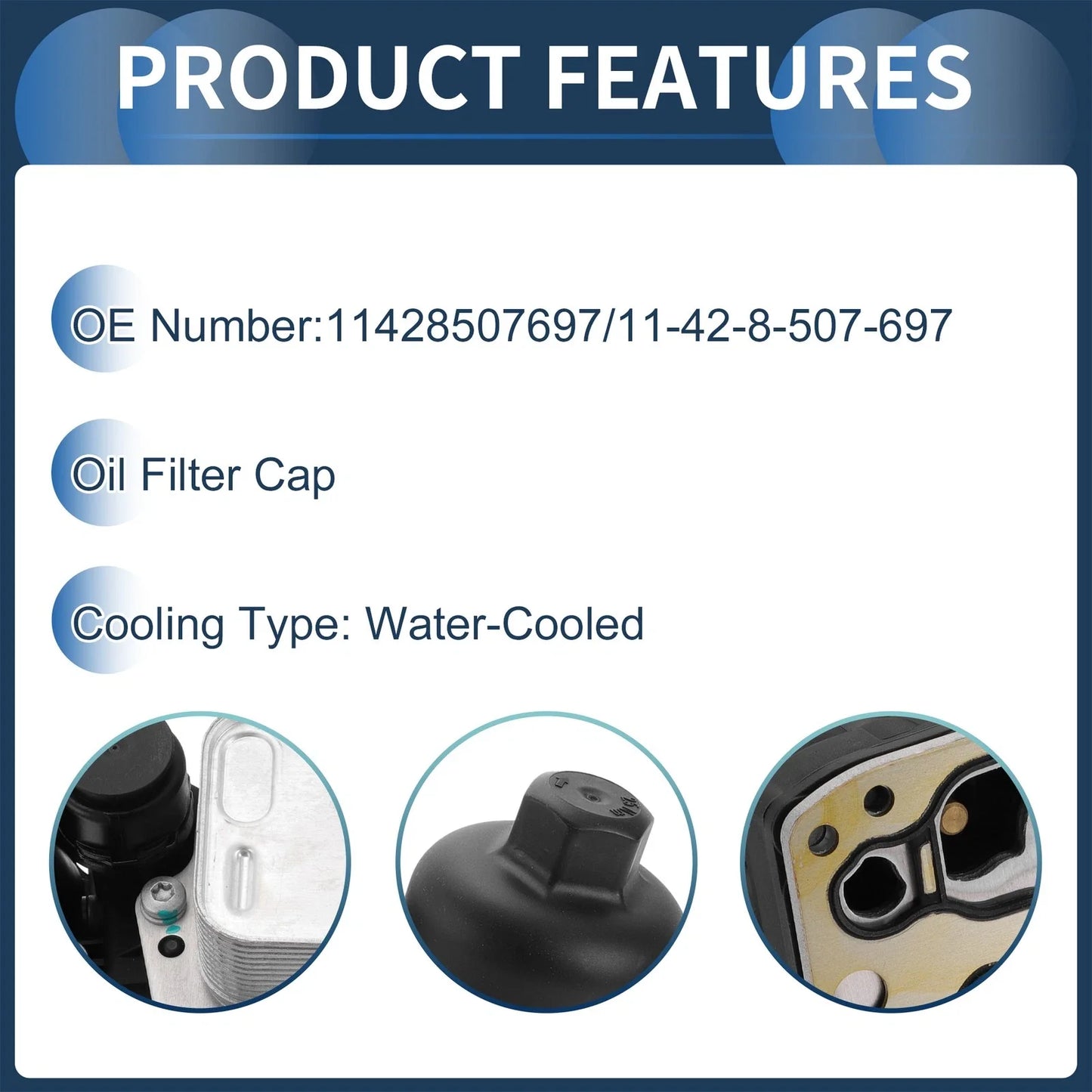 Oil Cooler Filter Housing for BMW X3 X5 328d