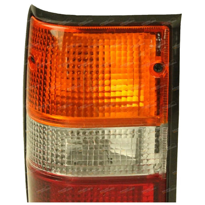 LH+RH Black-Edge Tail Lights Pair for Mitsubishi Triton (1986-1996)