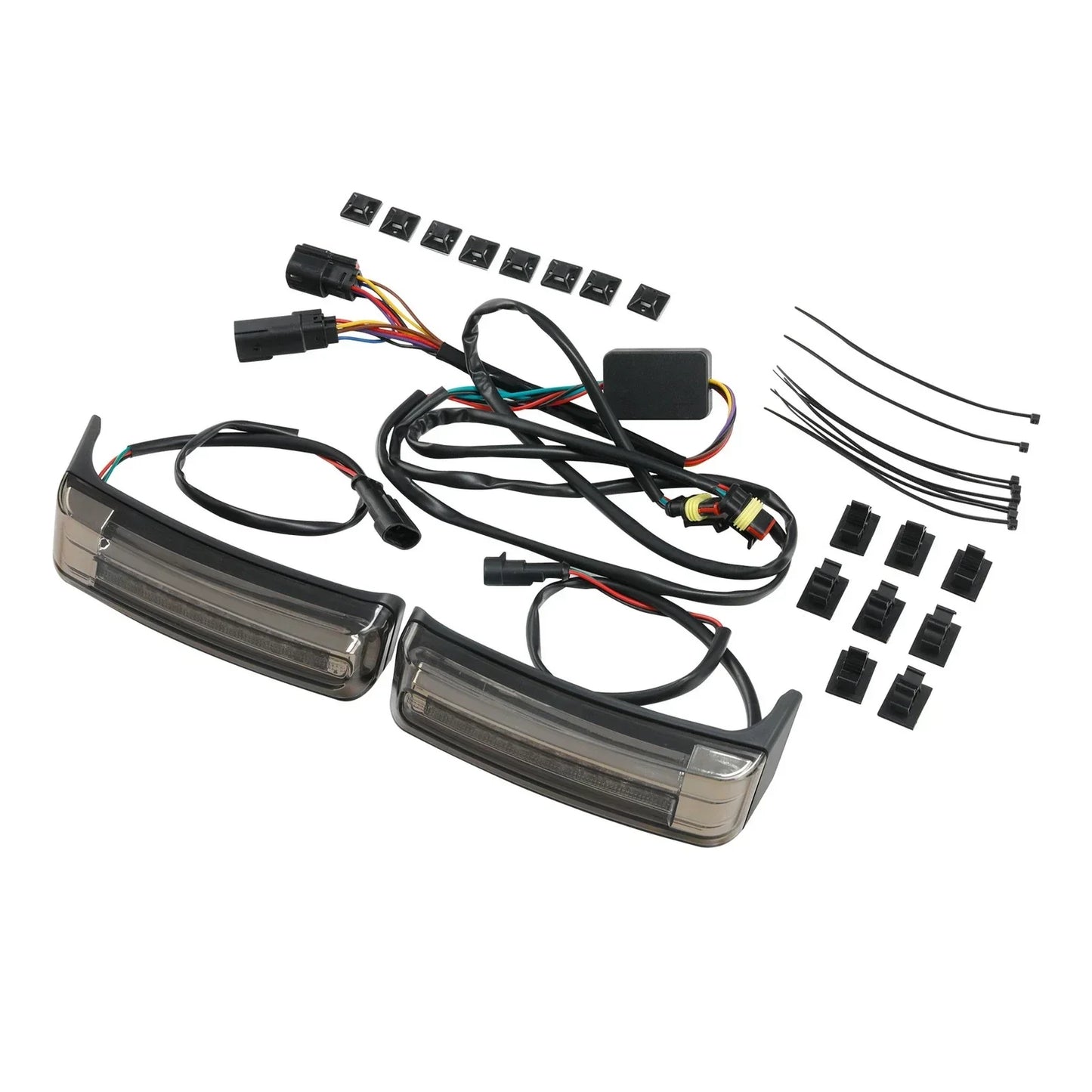 LED Saddlebags Brake Signals Lights for Harley Touring Glide (2014-2024)