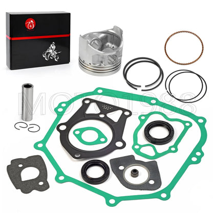 Piston Gasket Valve Rebuild Kit for Yamaha Golf Cart G2 G5 G8 G9 (1989–1996)
