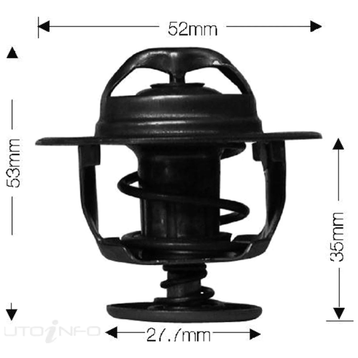 Thermostat for Toyota Dyna LH80 LY60 (1985–1991)