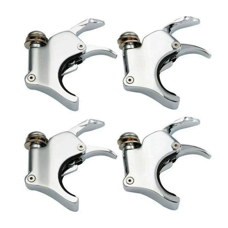 4PCS 39mm Front Fork Windscreen Clamps for Harley Sportster Dyna Super Glide