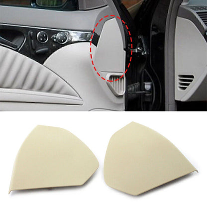 Front Door ABS Upper Cover 1 Pair Beige for Mercedes W211 E-Class (2003-2009)