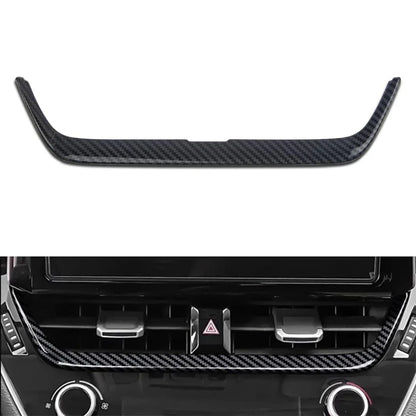 Dashboard Center Air Vent Cover Trim for 2019-2024 Toyota Corolla Carbon Fiber