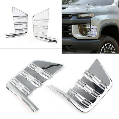 Front Fog Light Covers for Chevrolet Silverado 1500 (2019-2020)