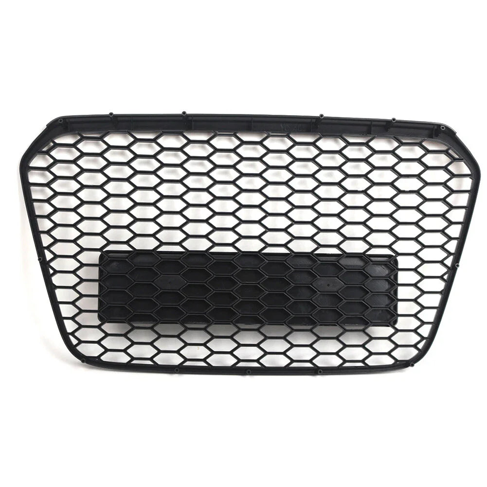 Front Bumper Mesh Grill for Audi A6 S6 C7 (2012-2015) Black