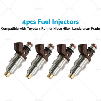 4 x Fuel Injectors for Toyota Hilux RZN 3RZFE 2.7L (1997-2005)