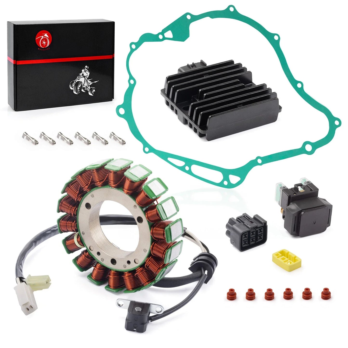 Stator Relay Rectifier W Gasket for Yamaha V-Star 1100 XVS1100 (2004–2009)