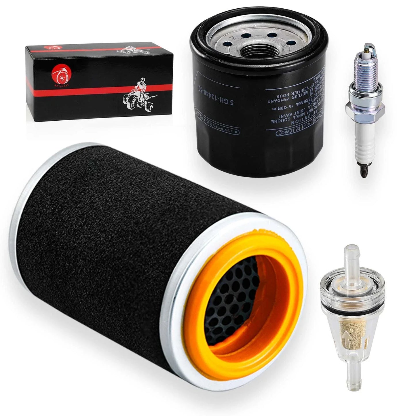 Air Filter & Cap Oil Filter Yamaha Grizzly 350/400/450 Bruin