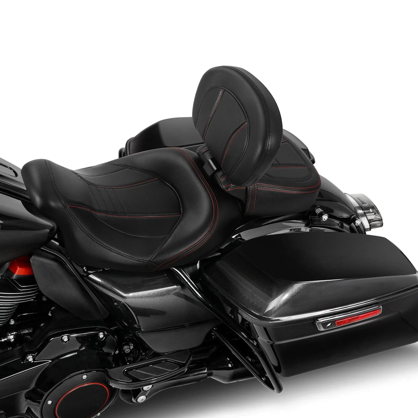 Driver Passenger Seats & Rider Pad for Harley Street Glide (2009-2023)