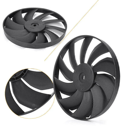 Black Engine Radiator Cooling Fan Blade for Kawasaki Ninja ZX6R ZX10R