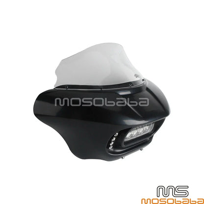 LED Front Headlight Fairing Mask Bracket for Softail Low Rider S 114 117 (2020-2023)