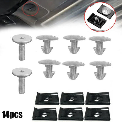 Engine Cover Screw & Bolt & Access Clip Set / 14 Pcs Screws, Bolts & Clips for Honda CR-V (2017–2020)