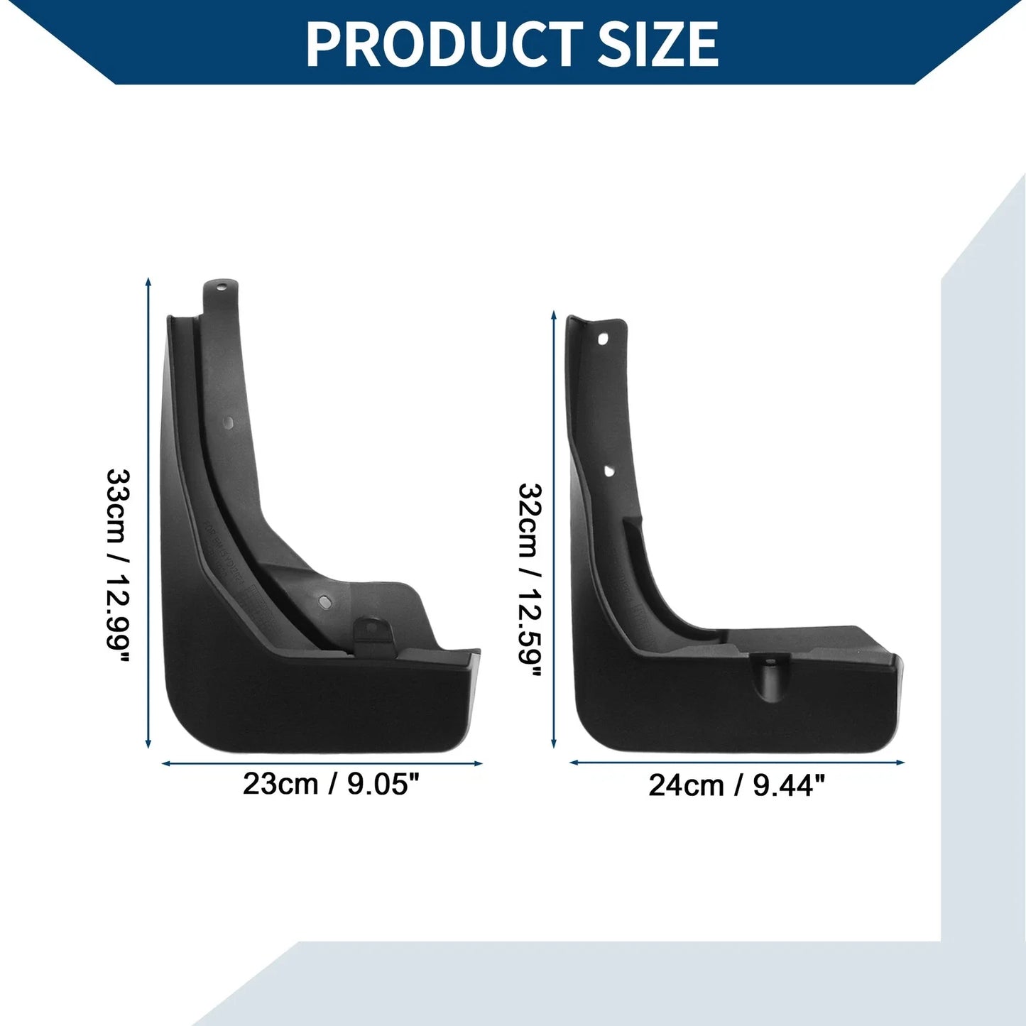 1x Mud Flaps Splash Guards for BMW 5 Series Sport (2024-2024)