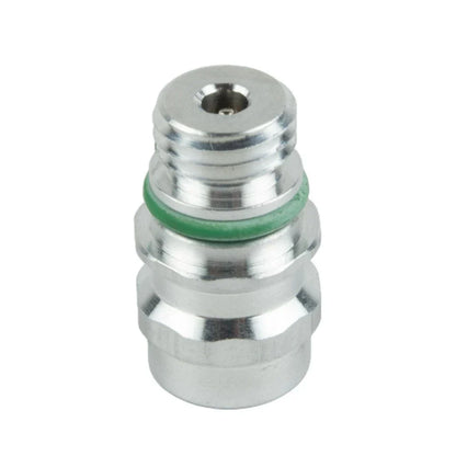 1pc A/C Service-Valve High Side R-134a Port Adapter With Replaceable Valve Cores for Vehicle