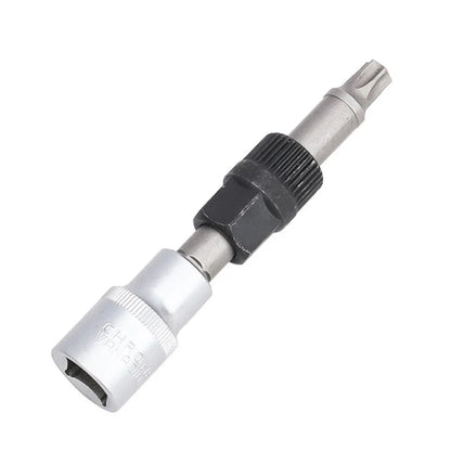 Clutch Pulley Removal Tool for Car Accessory Alternator Black Silver
