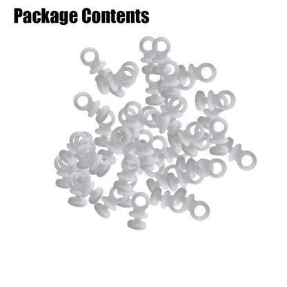 50x Curtain Track Hooks Runner for Camper Van Motorhome Caravan Boat
