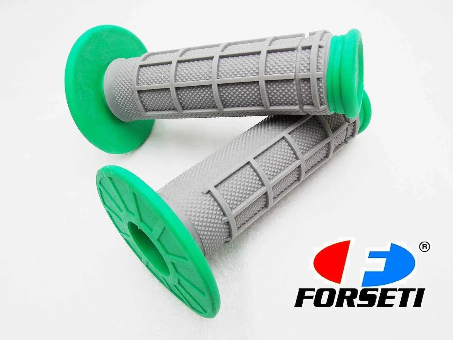 Hand Grip Set for Suzuki RMX250 Green Grey (No Year Specified)
