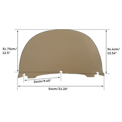 Smoked 12.5" Windshield & Fairings for Harley Touring (2014-2024)