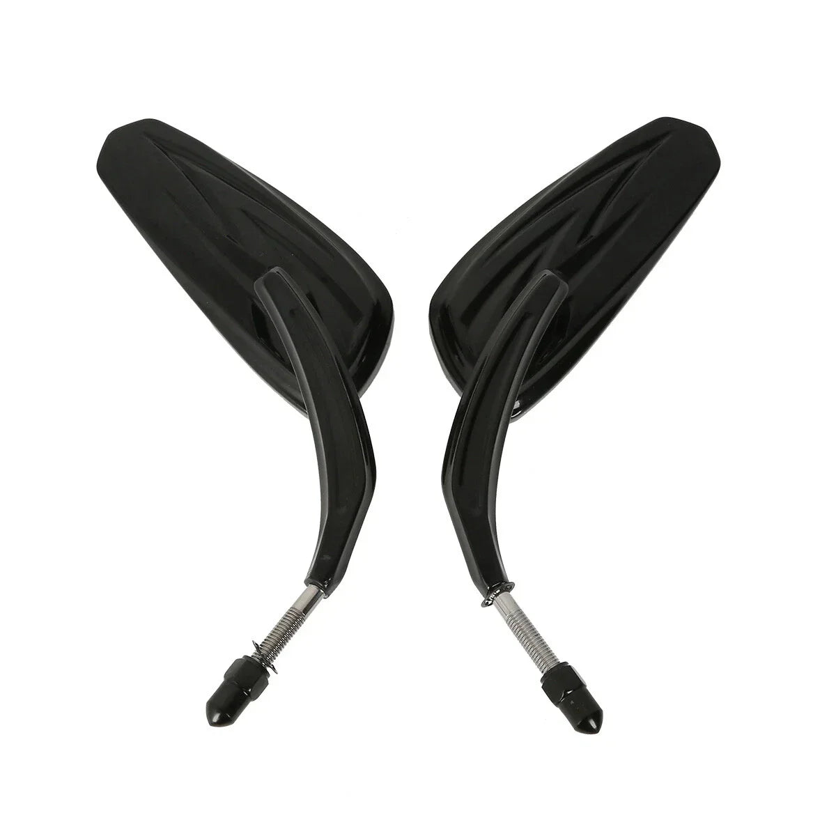 8mm Rear View Mirrors for Harley Sportster XL Softail Touring Models