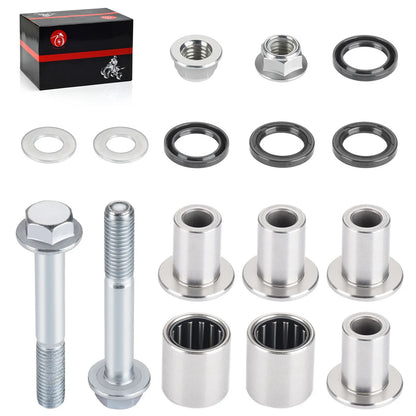 Front Upper A Arm Bushings Kit & Bolt for Kawasaki KFX400 (2003–2006)