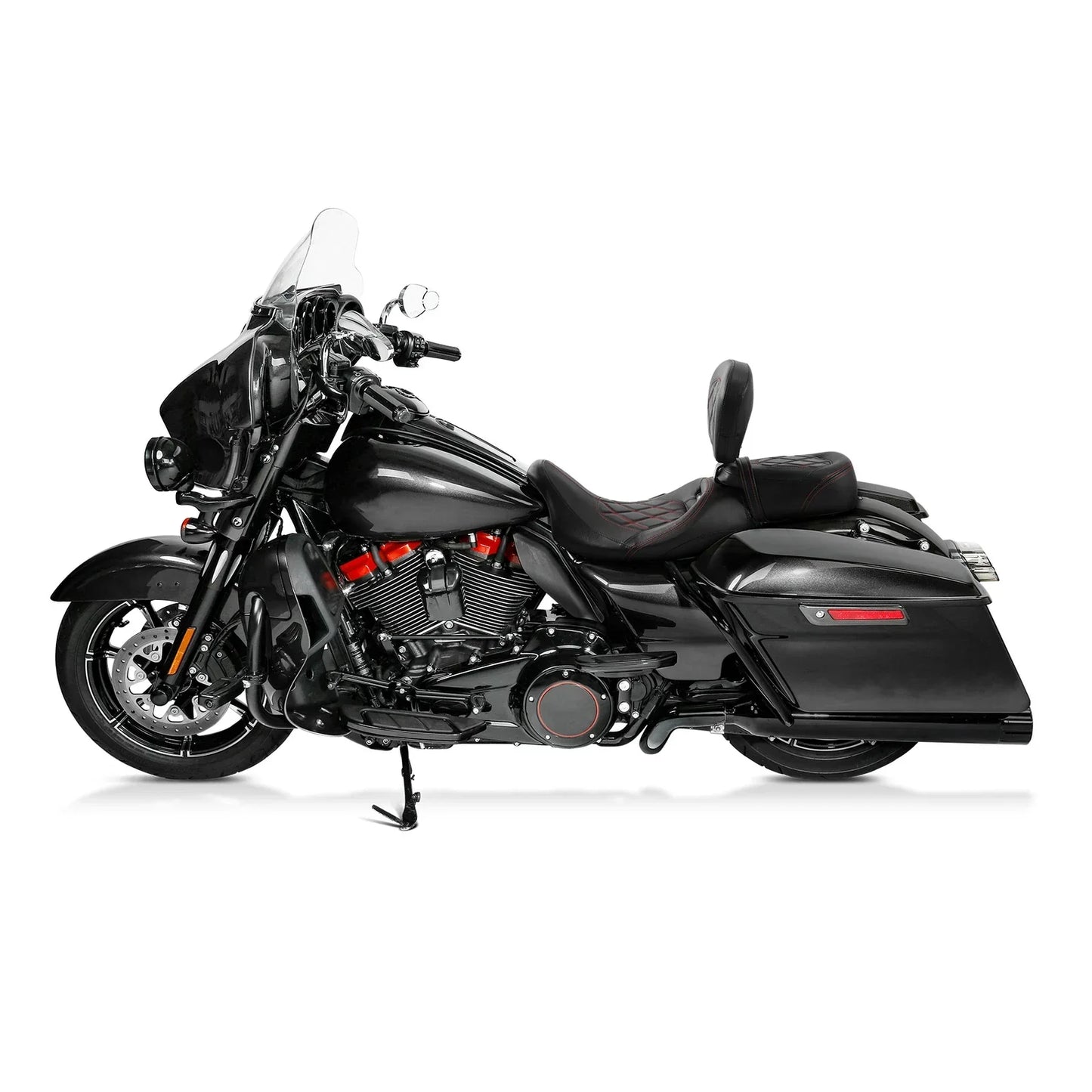 Driver Rider Backrest Pad for Harley-Davidson Touring Street Glide (2009-2023)
