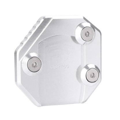 Kickstand Side Stand Pad for Suzuki GSR750 GSX-S1000 2011-2016 SILVER
