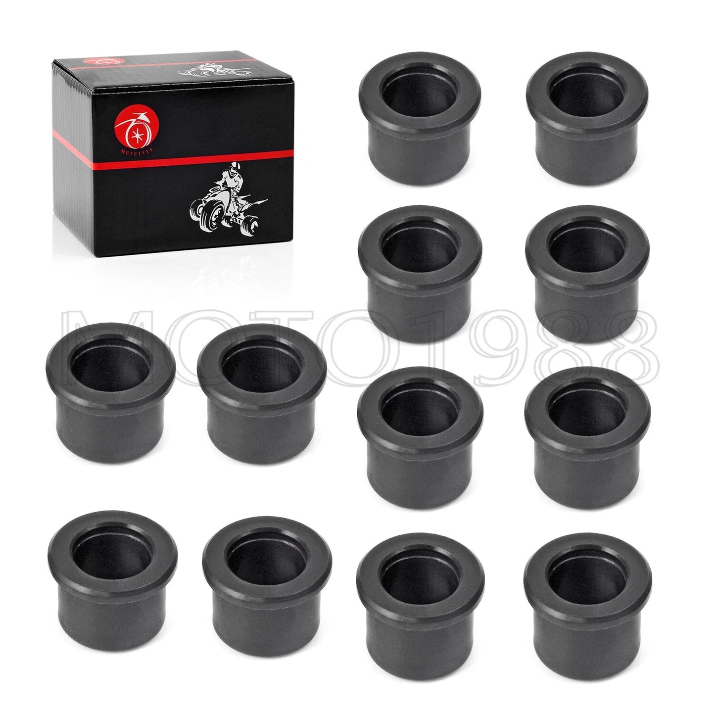 12X Front A-Arm Bushing & Cap Kit for YFZ450 (2004–2022)