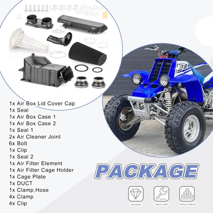 Air Filter Box Cover Assembly for Yamaha Banshee YFZ 350 (1987–2006)