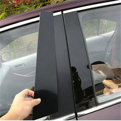 6Pcs Door Pillar Cover Trim Stickers for Range Rover Sport (2014-2022)